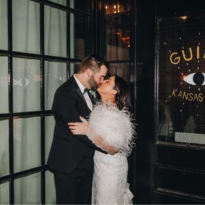 Made with Love Bridal tulle fingerless gloves